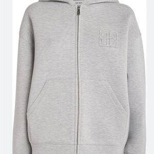 Anine bing zippered hoodie